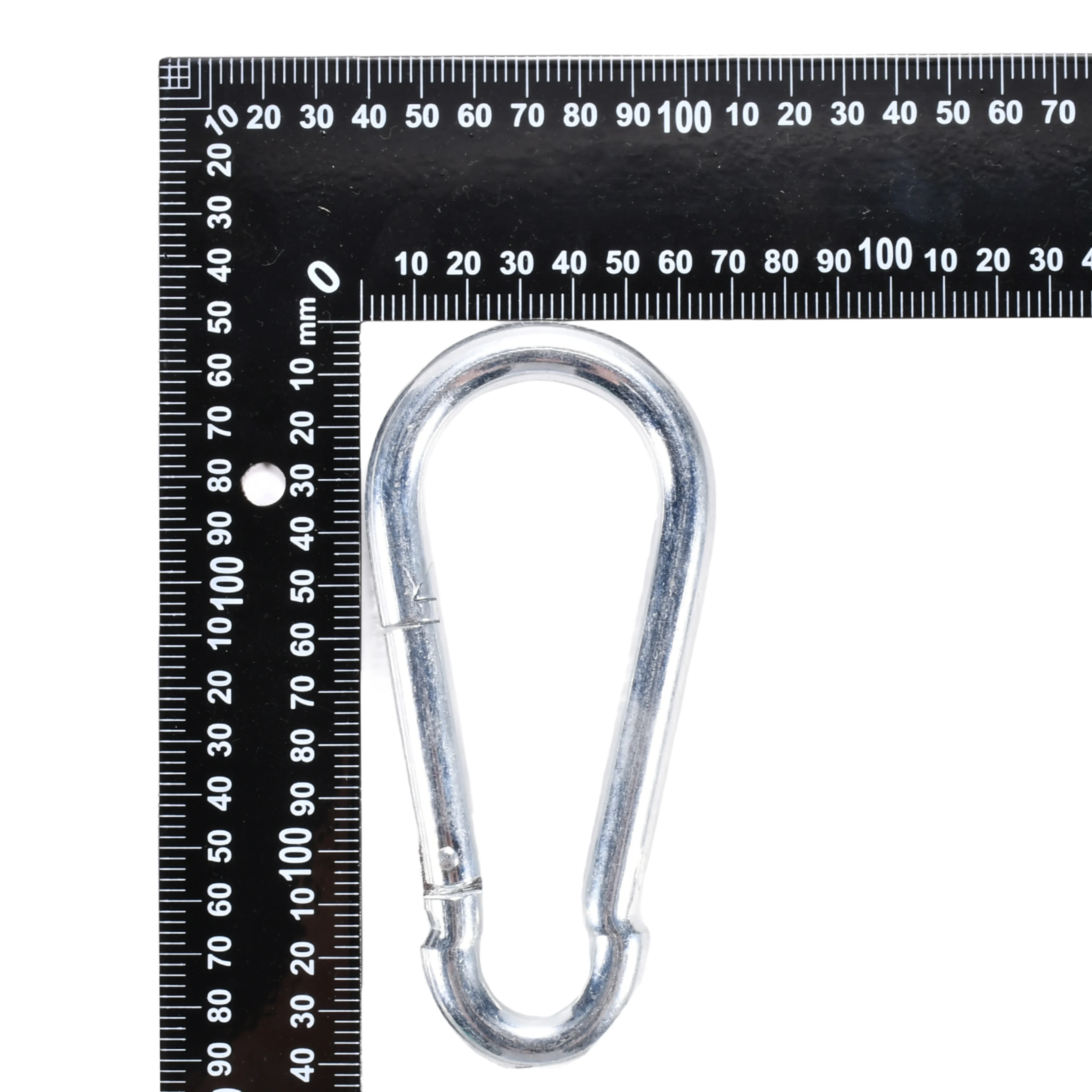 M12 Zinc-Plated Snap Hook Carabiner - 1100kg BS
