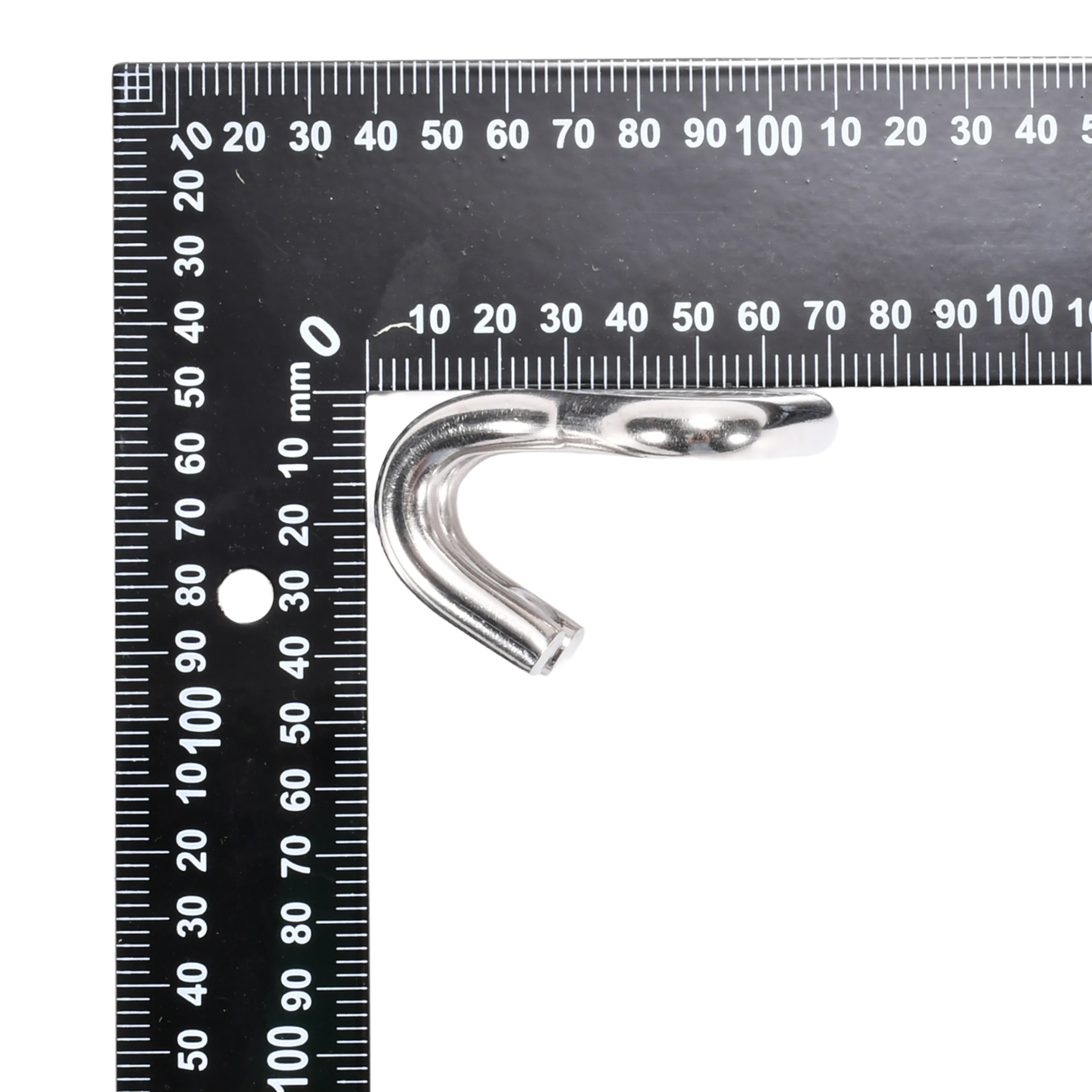 Crochet Double J 38mm en Acier Inoxydable 316 - Résistance 2000 kg