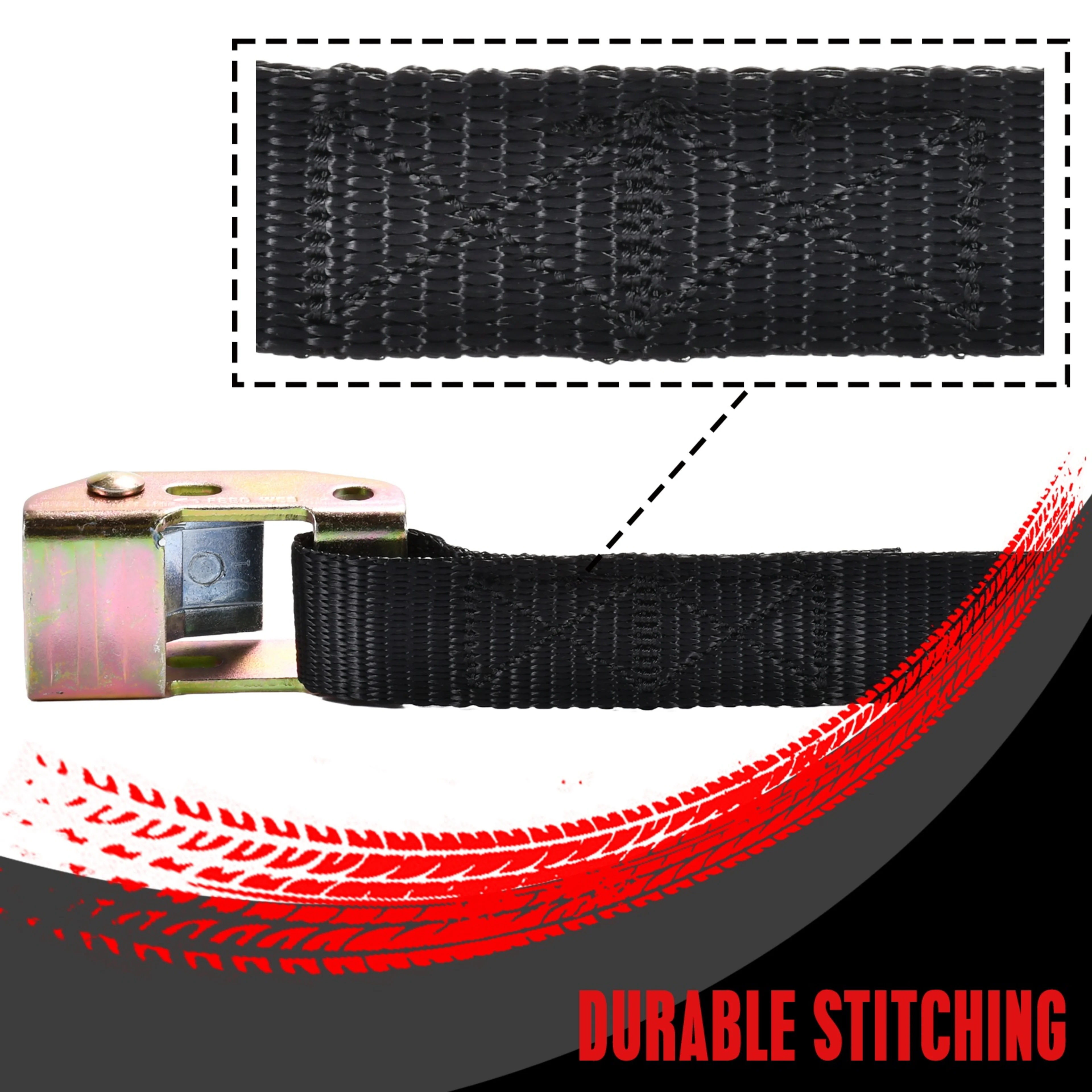 25mm Endless Utility Style Cam Buckle Lashing Strap - 550kg BS