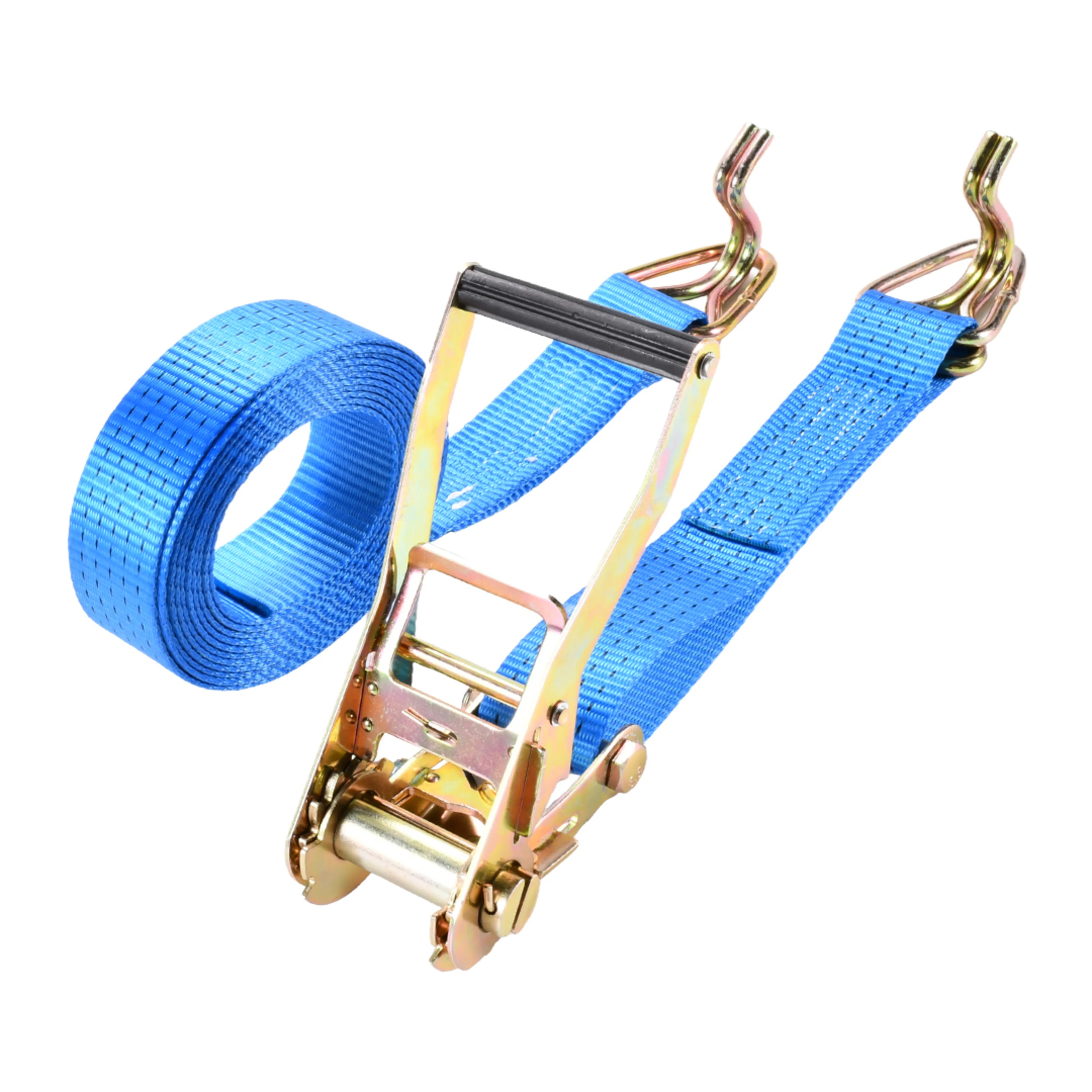 50mm Ratchet Tie Down Strap, Swan Hooks - 5000kg BS