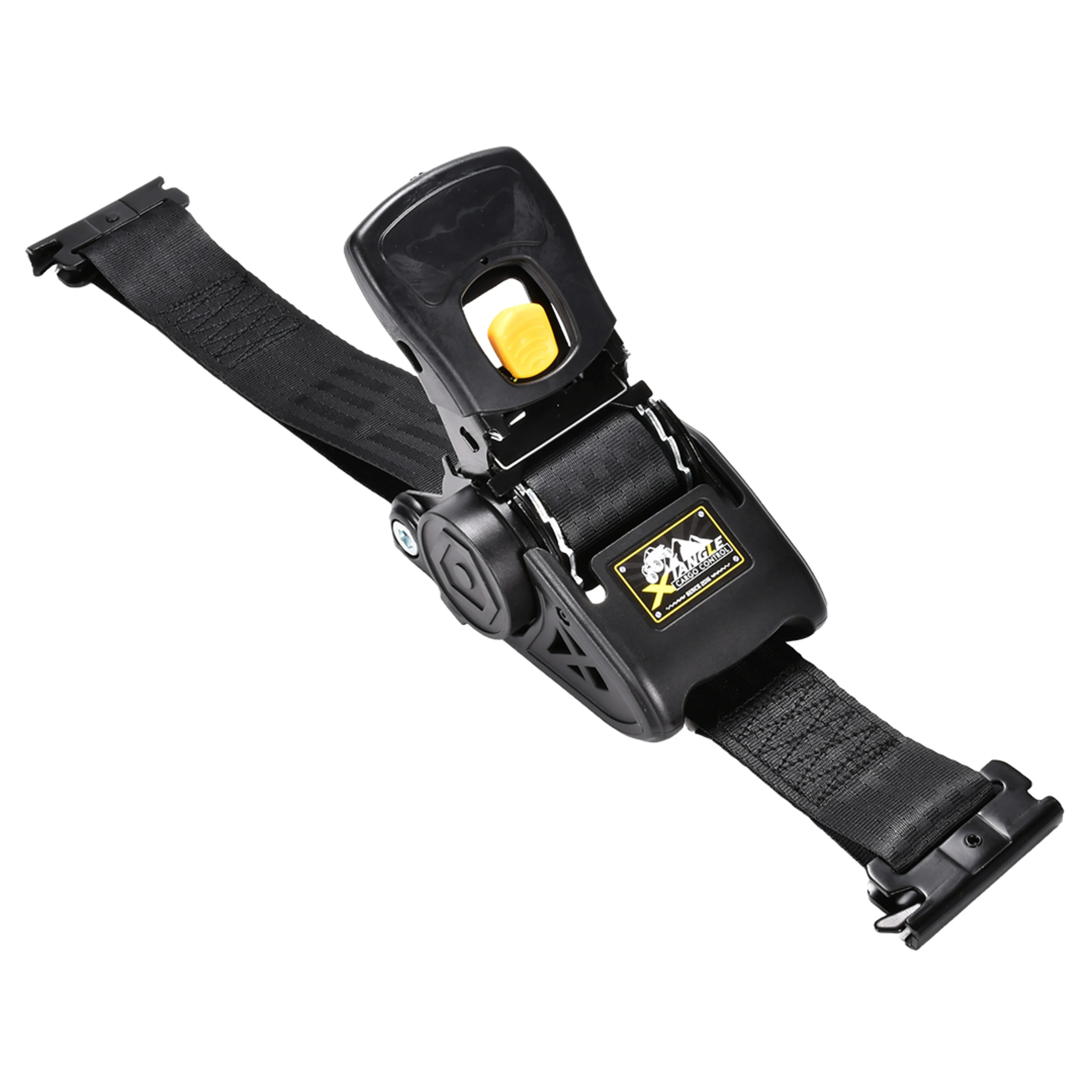 2" x 10' Heavy Duty Automatic Retractable Ratchet Strap, E-Track - 3306 lbs BS