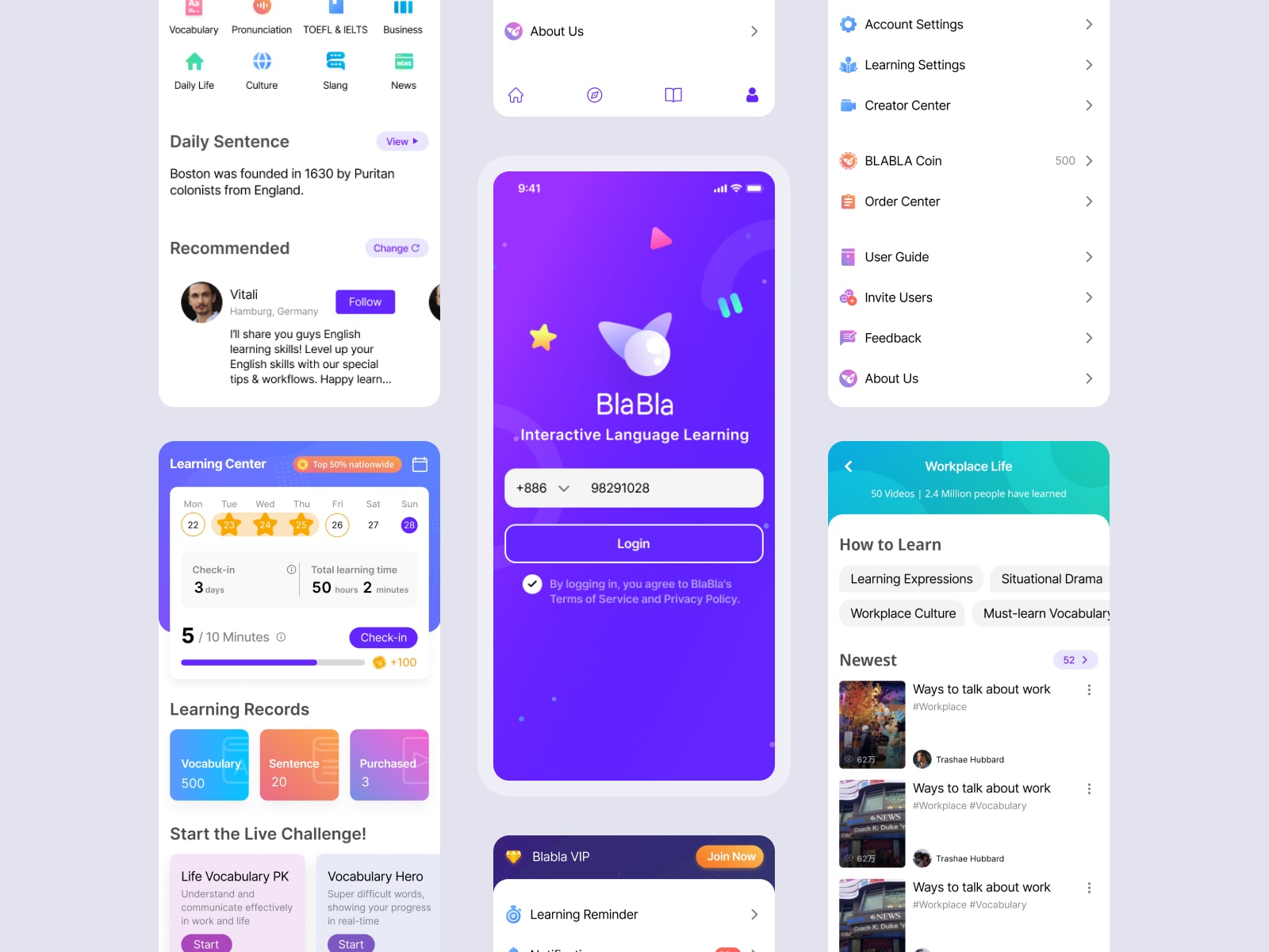 Language Learning Platform
