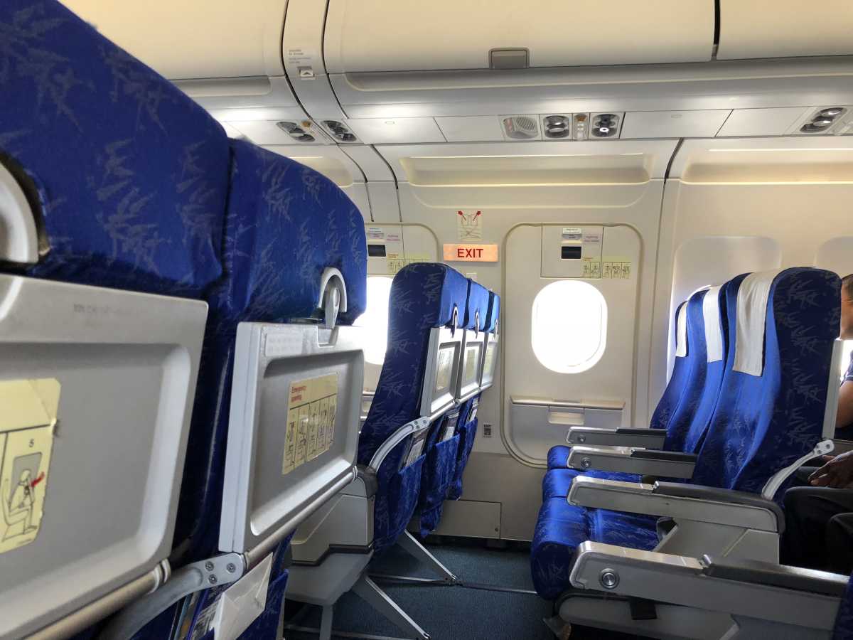 Empty exit seats Empty exit seats