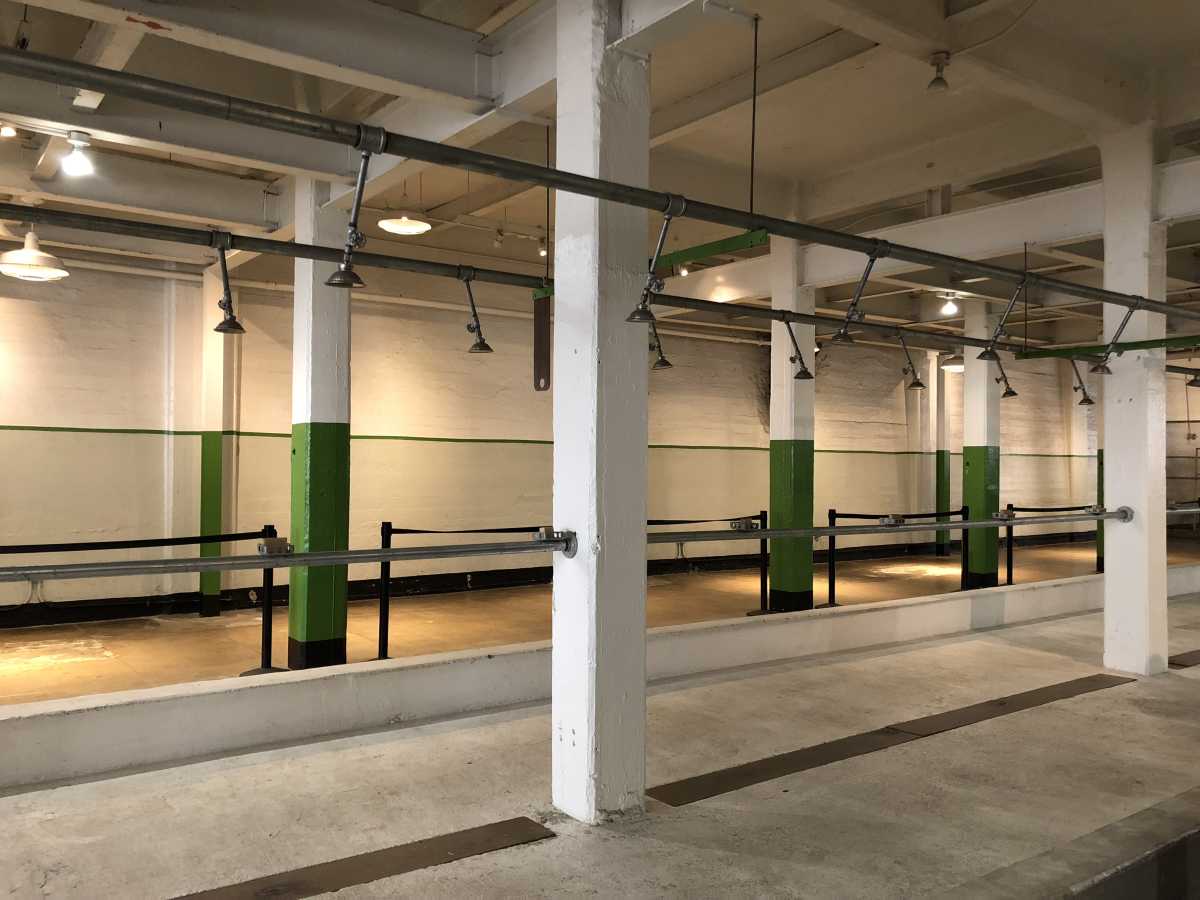 The prison showers The prison showers