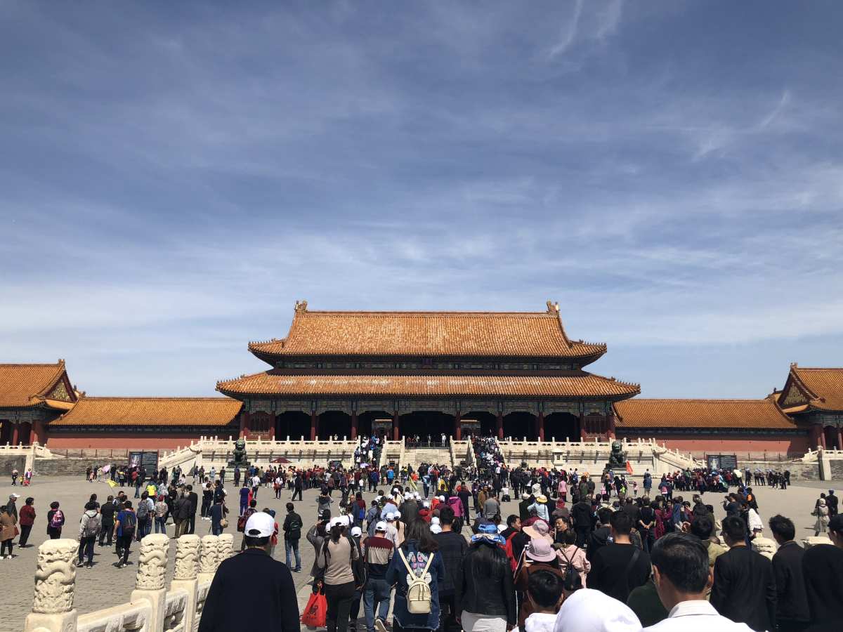 Crowds in The Forbidden City Crowds in The Forbidden City