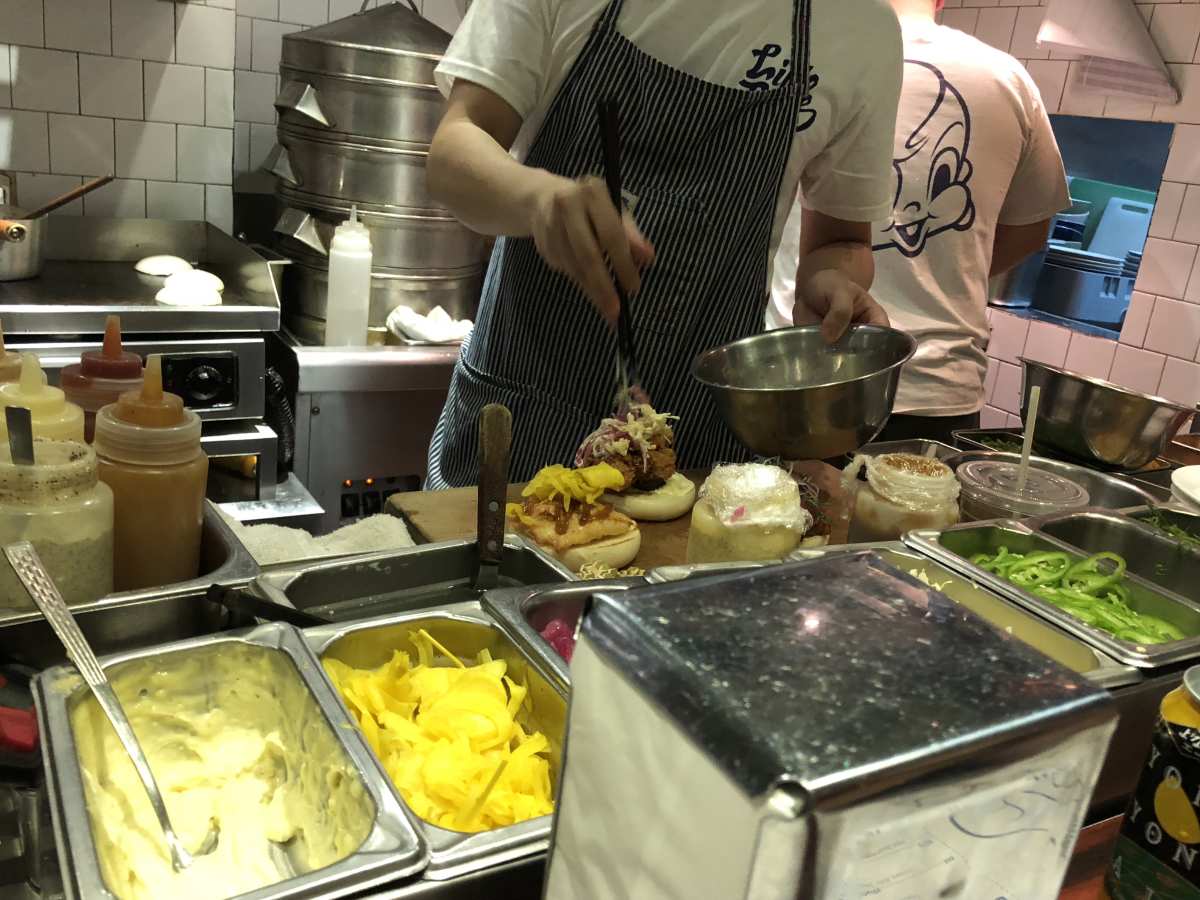 The kitchen at Little Bao The kitchen at Little Bao