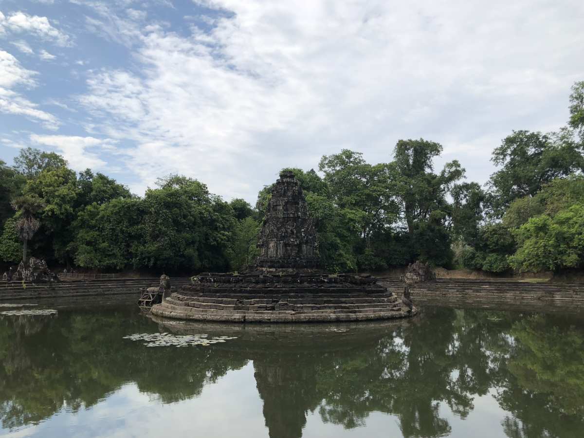 The island temple Neak Pean The island temple Neak Pean