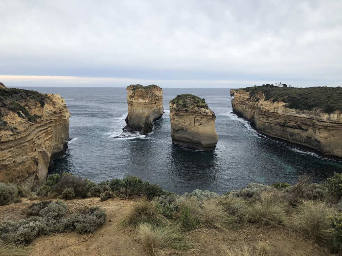 A moody-looking Loch Ard Gorge A moody-looking Loch Ard Gorge