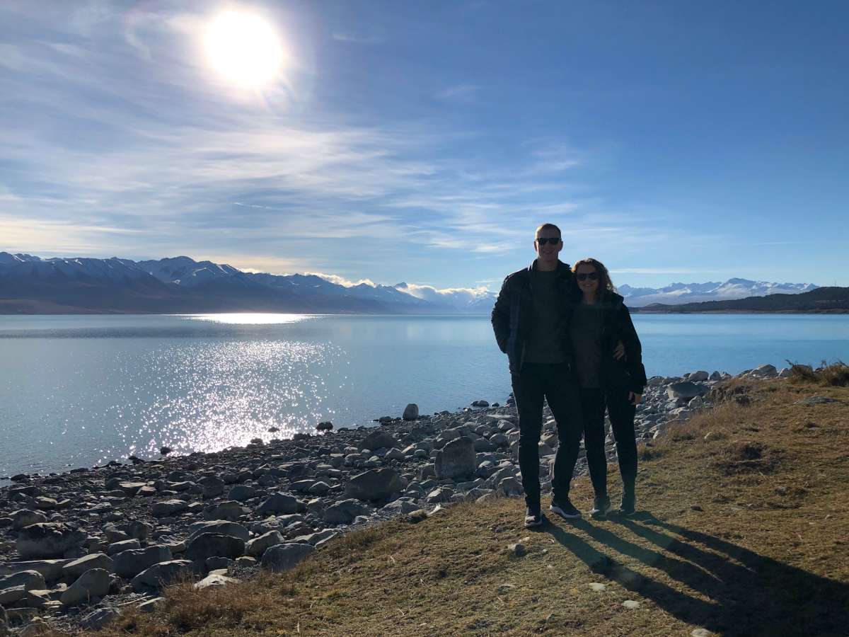 At Lake Pukaki