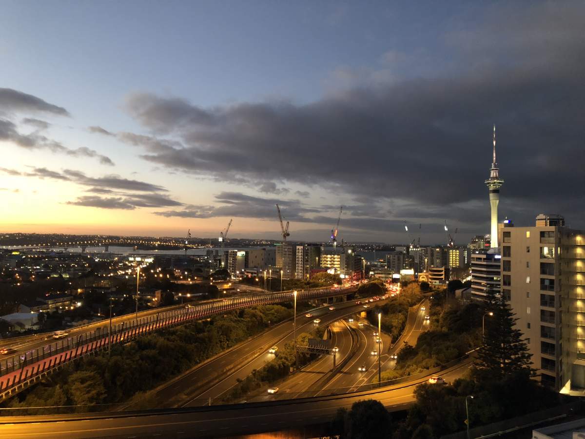 Auckland by night Auckland by night