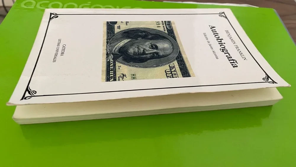 Autobiografía - Benjamin Franklin - detalle 3 - libro usado