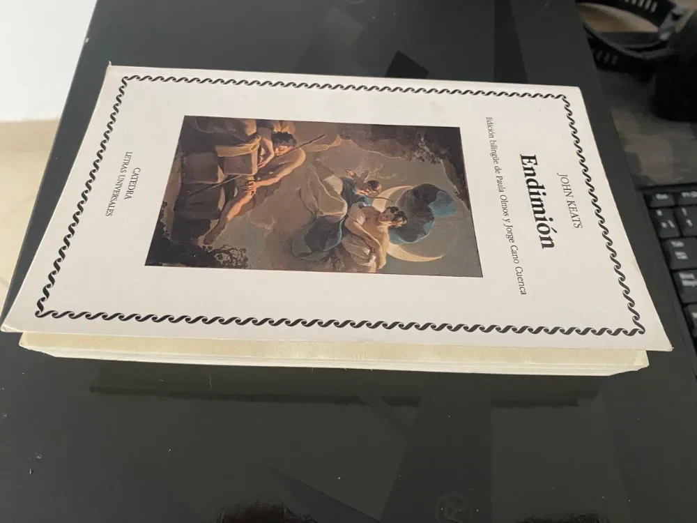 Endimión - John Keats - detalle 3 - libro usado