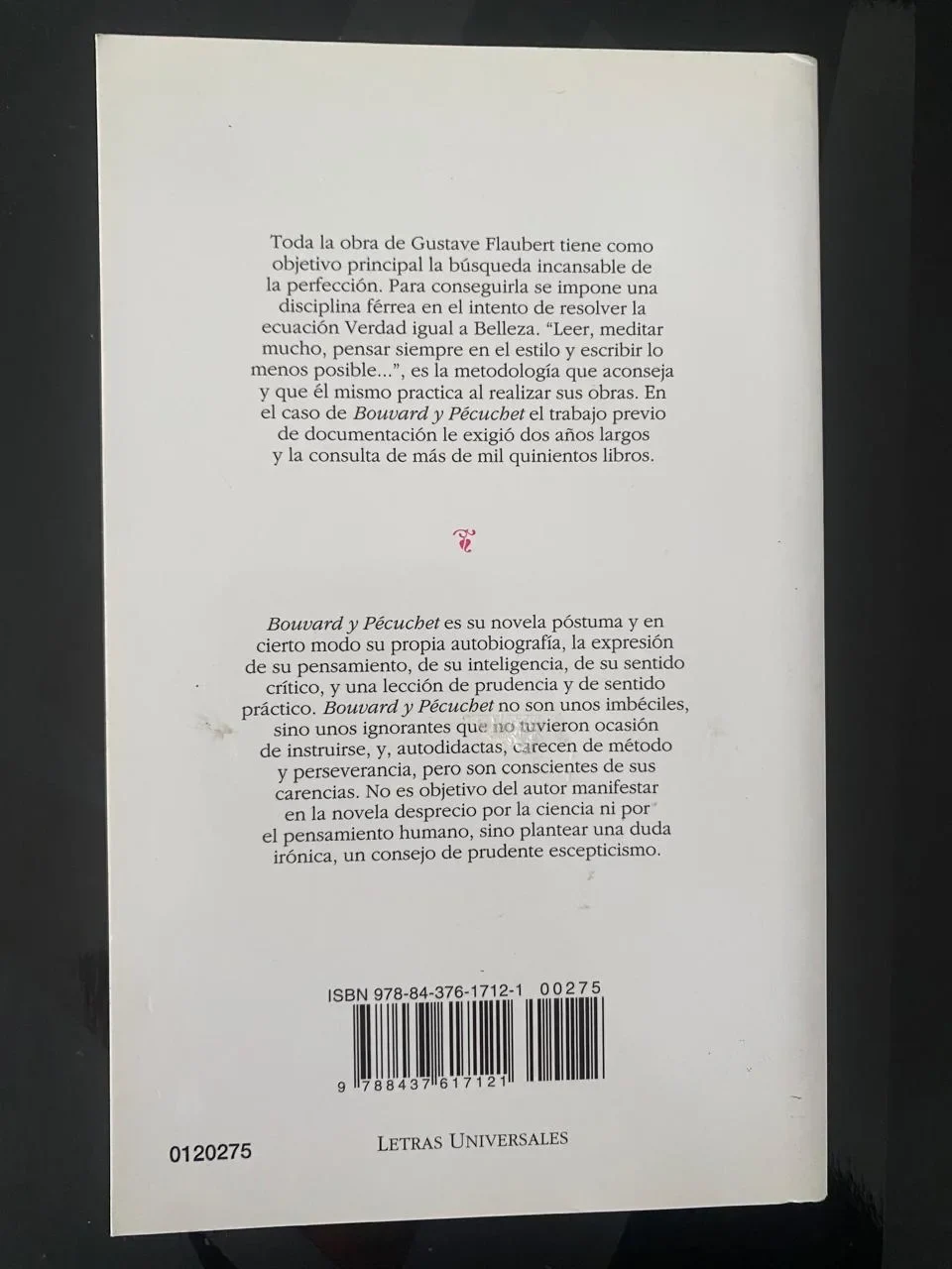 Bouvard y Pecuchet - Gustave Flaubert - detalle 2 - libro usado