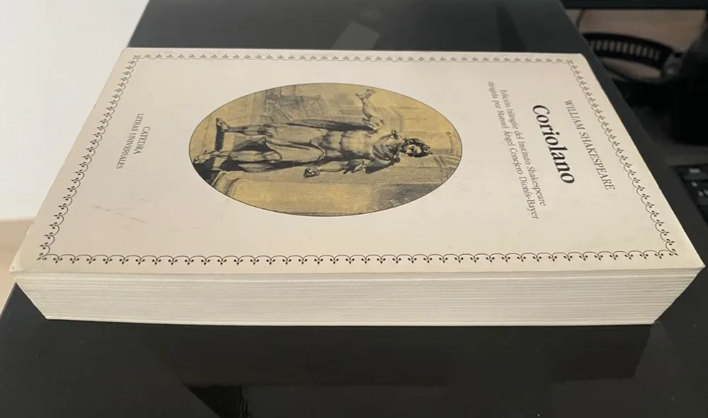 Coriolano - William Shakespeare - detalle 3 - libro usado