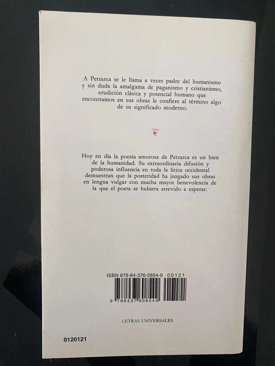 Cancionero, I - Francesco Petrarca - detalle 2 - libro usado