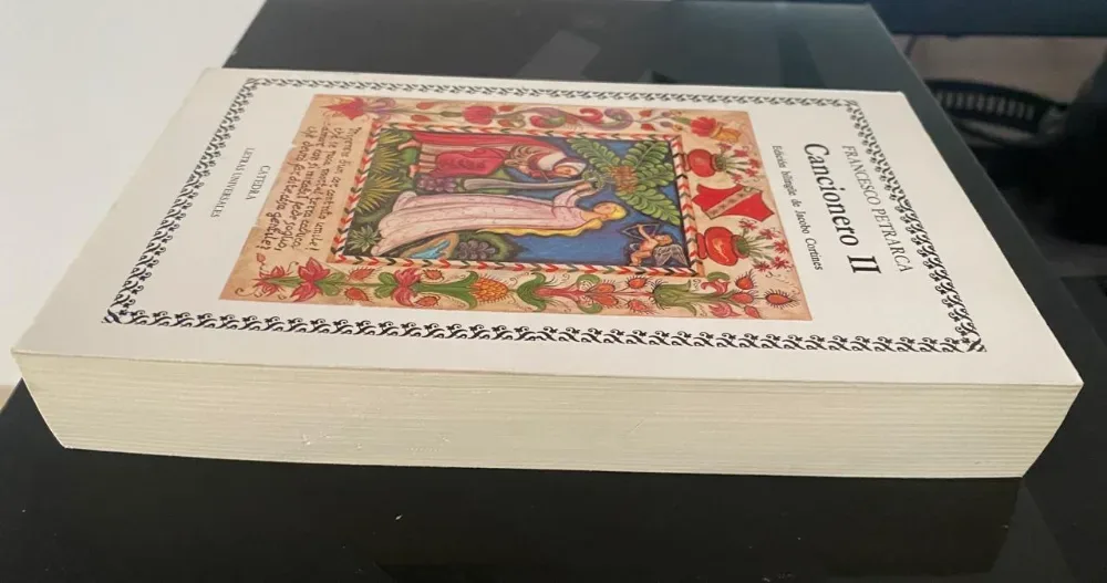 Cancionero II - Francesco Petrarca - detalle 3 - libro usado
