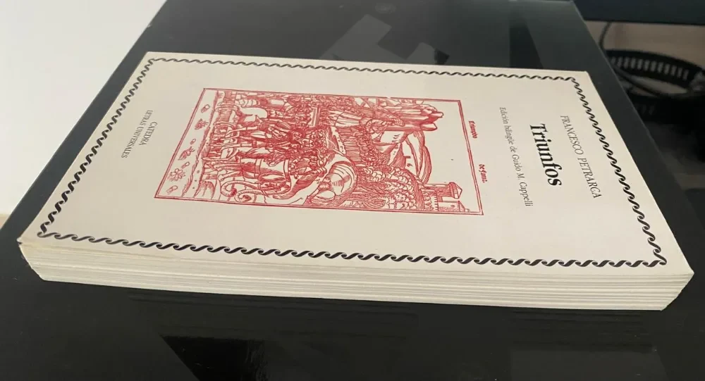 Triunfos - Francesco Petrarca - detalle 3 - libro usado