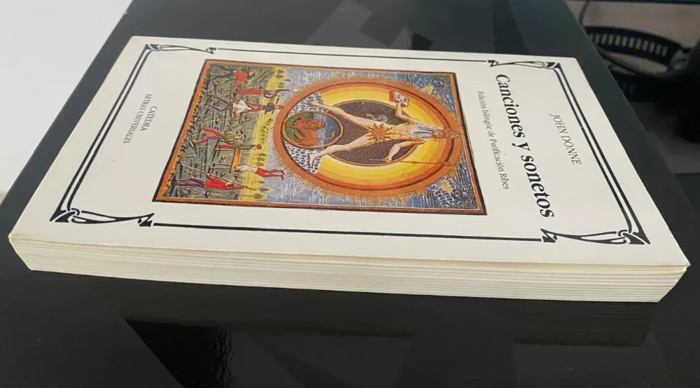 Canciones y sonetos - John Donne - detalle 3 - libro usado