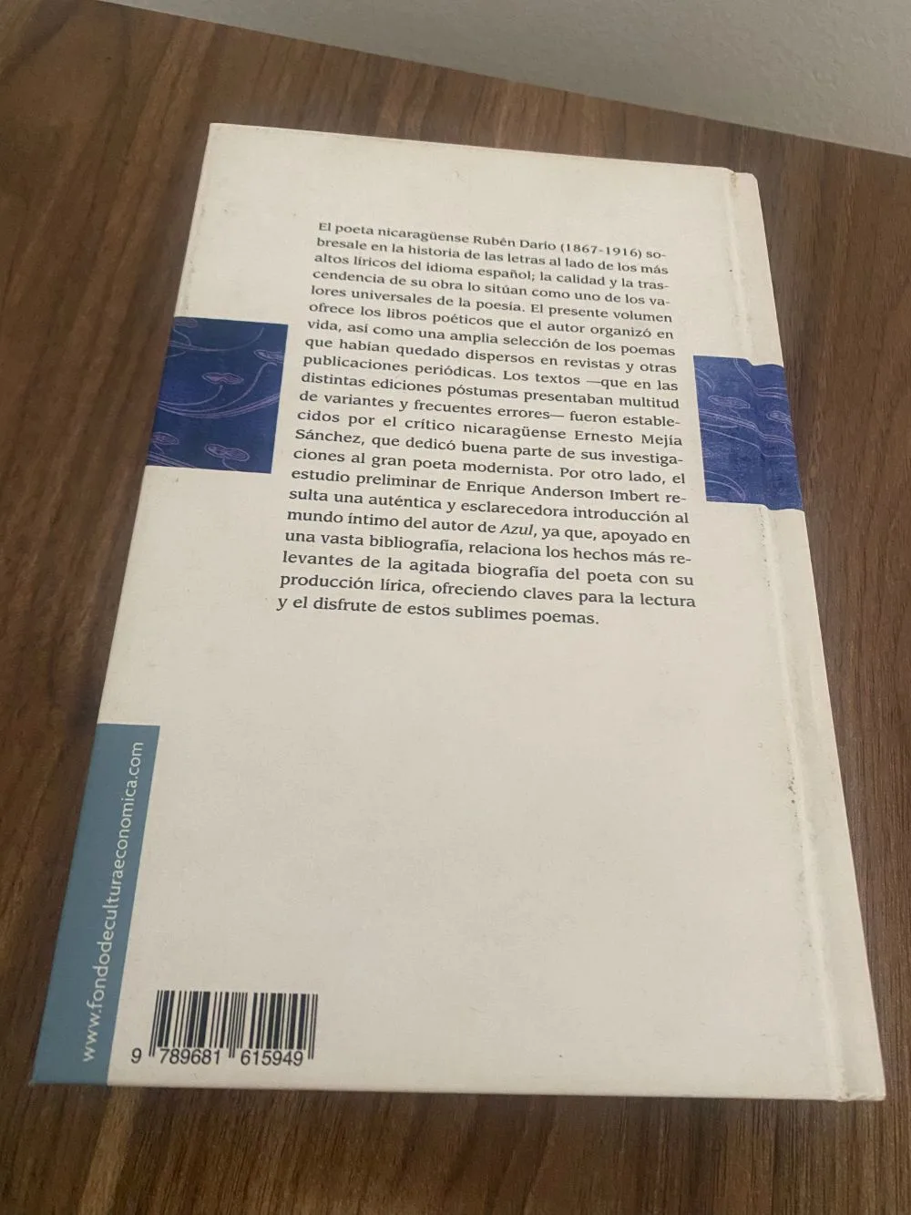 Poesia - Rubén Darío - detalle 3 - libro usado
