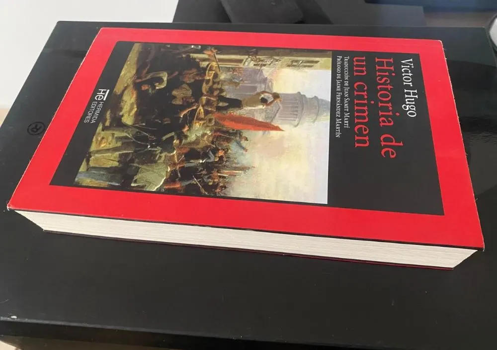 Historia de un crimen - Victor Hugo - detalle 3 - libro usado