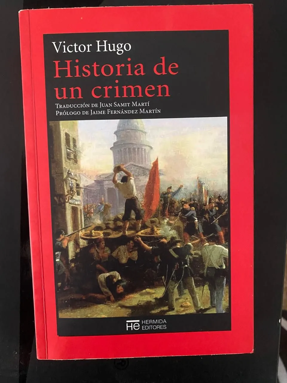 Historia de un crimen - Victor Hugo - libro usado