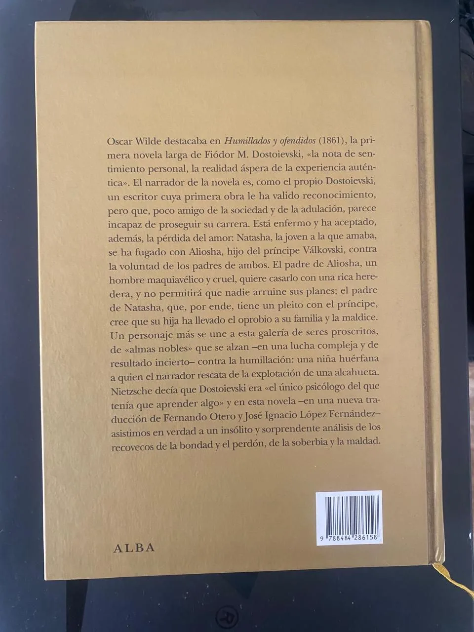 Humillados y ofendidos - Fiódor M. Dostoievski - detalle 2 - libro usado