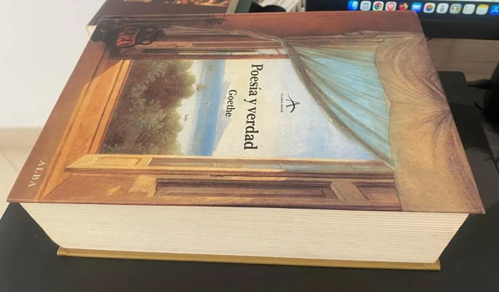 Poesía y verdad - Johann Wolfgang von Goethe - detalle 3 - libro usado