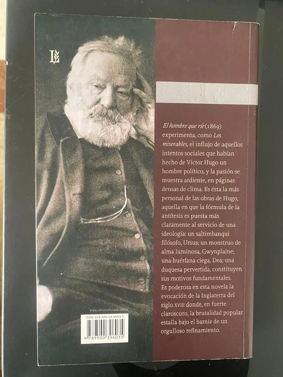 El hombre que ríe - Victor Hugo - detalle 2 - libro usado