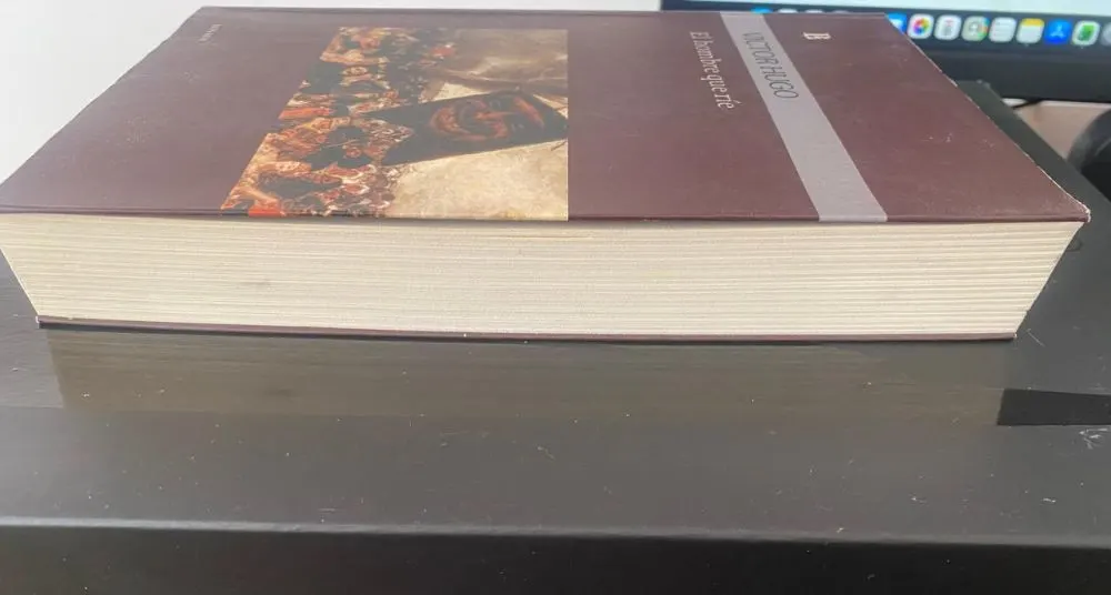 El hombre que ríe - Victor Hugo - detalle 3 - libro usado