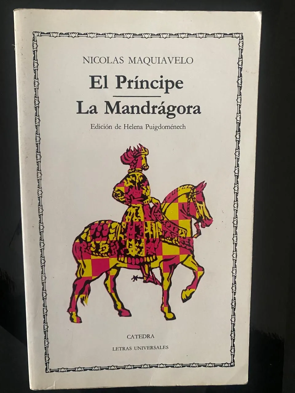 El Principe / La Mandrágora - Nicolas Maquiavelo - libro usado