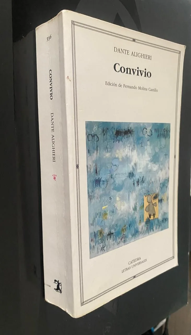 Convivio - Dante Alighieri - detalle 3 - libro usado