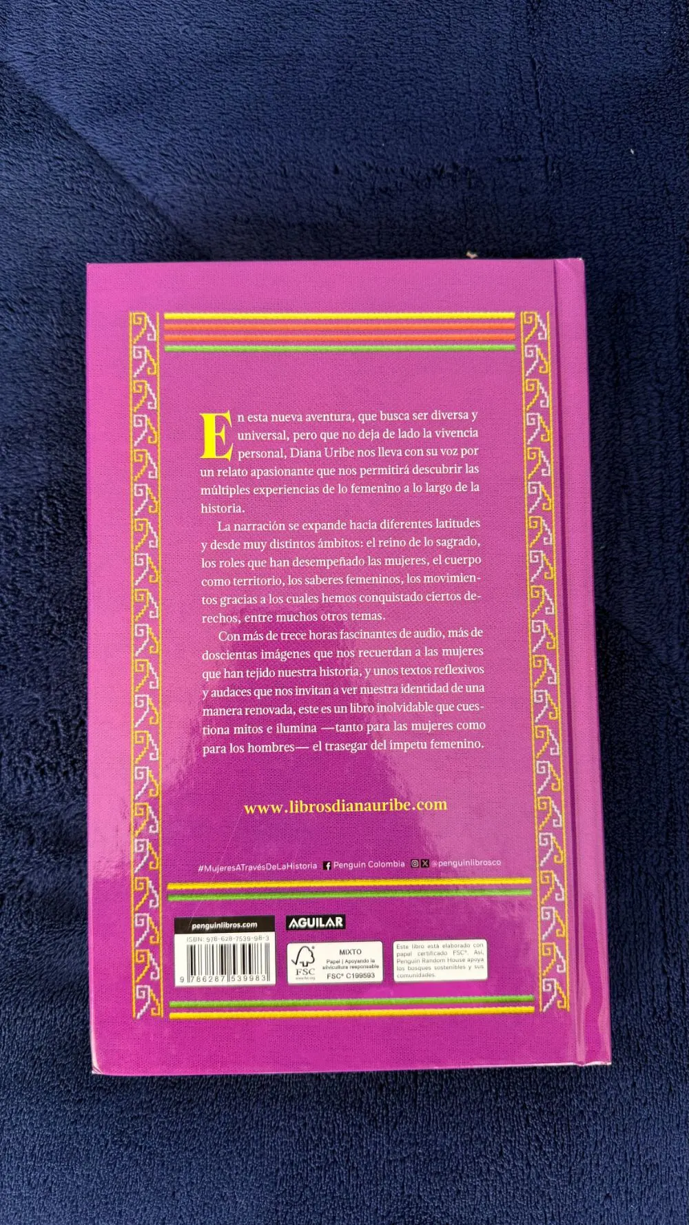 Mujeres a través de la historia - Diana Uribe, Alejandra Espinosa Uribe, María Emilia Gouffray - detalle 2 - libro usado