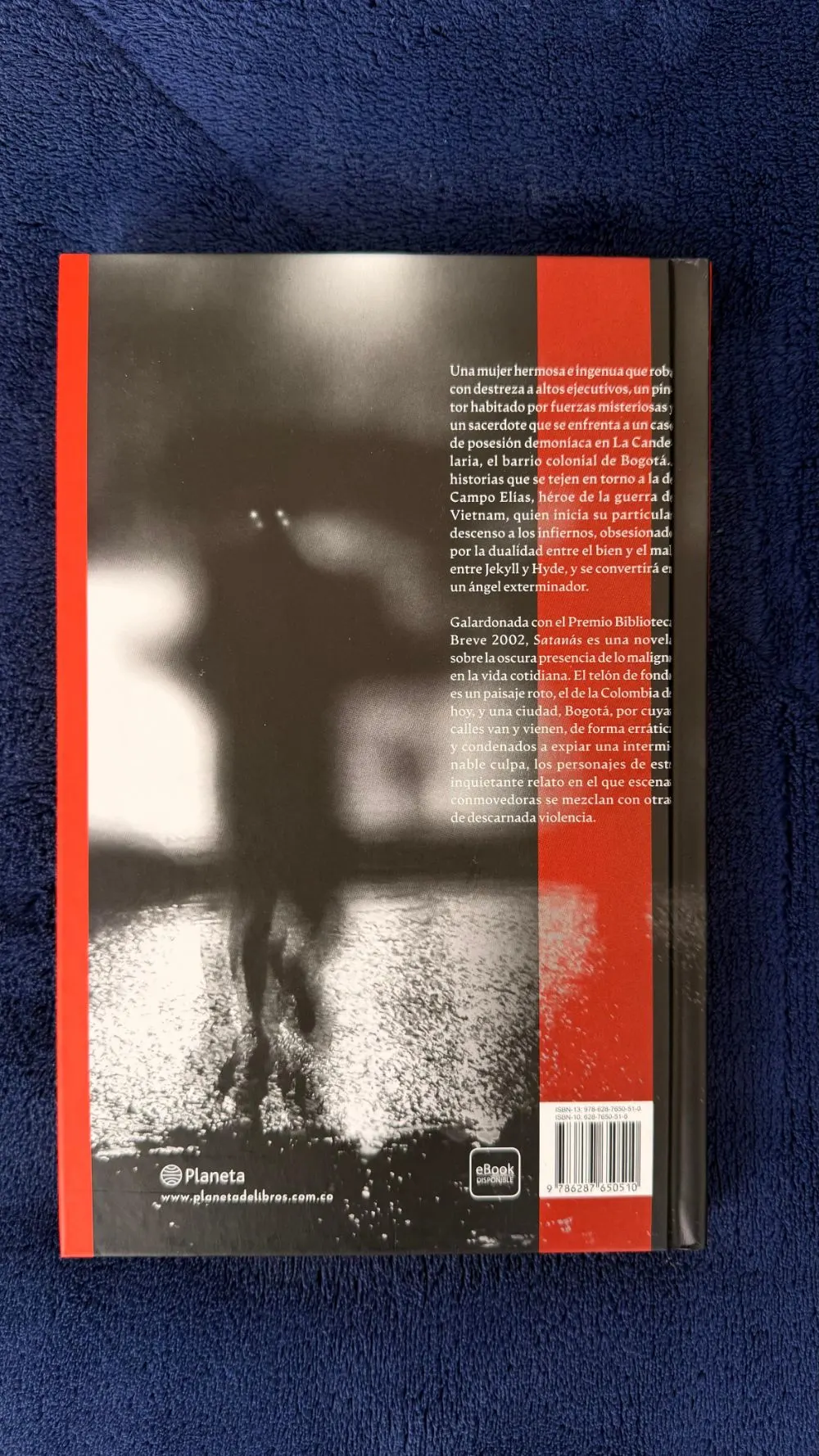 Satanás - Mario Mendoza - detalle 2 - libro usado
