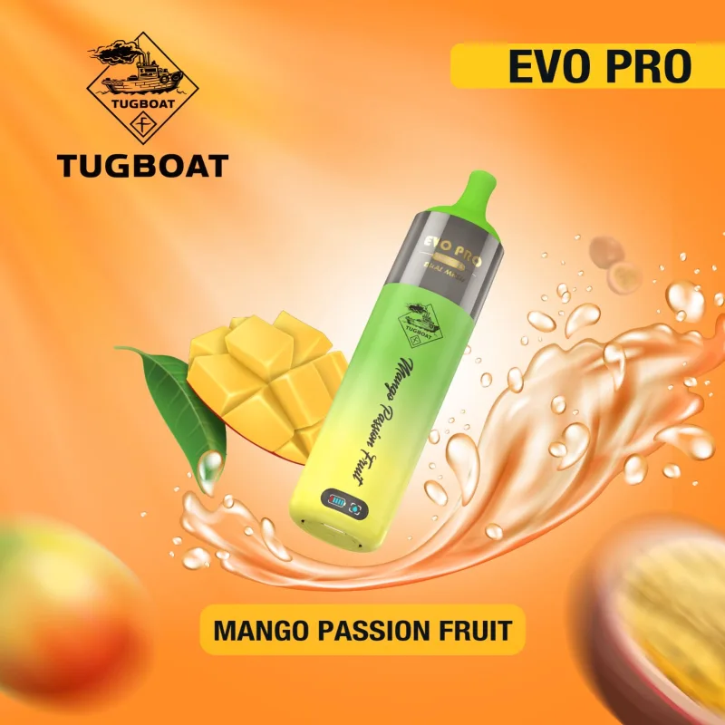 Mango Passion Fruit - Tugboat Evo Pro 15000 puffs
