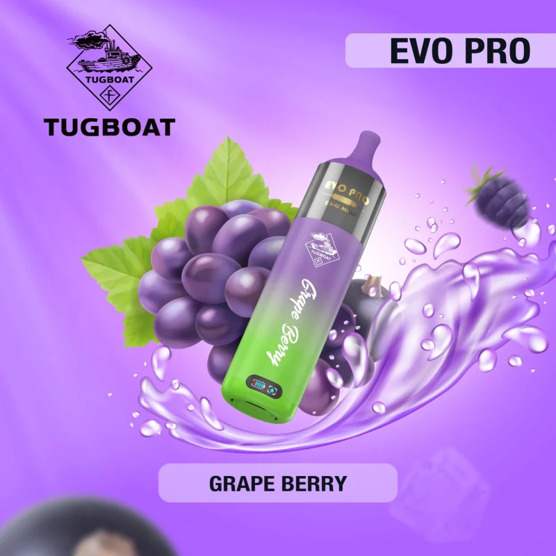 Grape Berry - Tugboat Evo Pro 15000 puffs