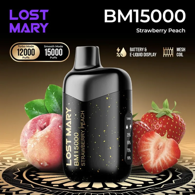 Strawberry Peach- Lost Mary BM15000