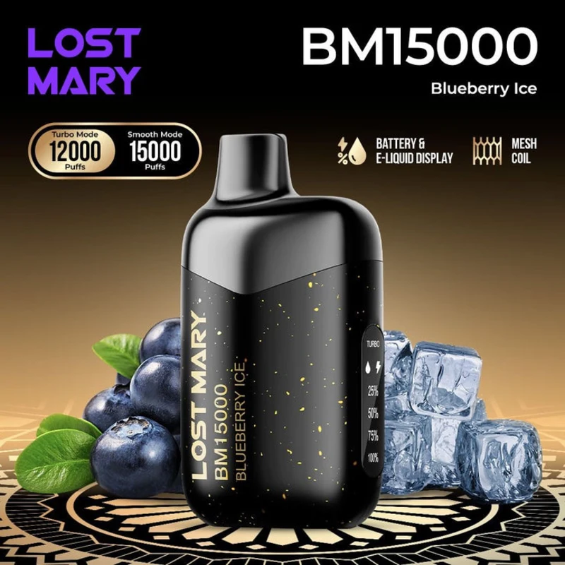 Blueberry Ice- Lost Mary BM15000