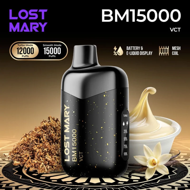 Vanilla Cream Tobacco- Lost Mary BM15000