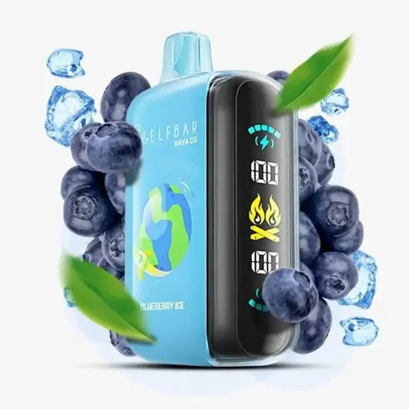 Blueberry Ice - Elf Bar Raya 25000 puffs