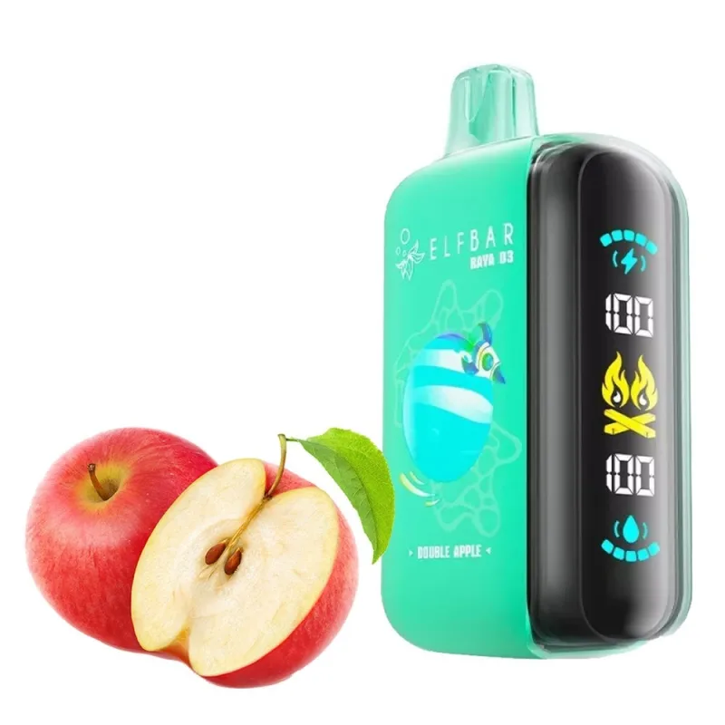 Double Apple - Elf Bar Raya D3 25000 puffs