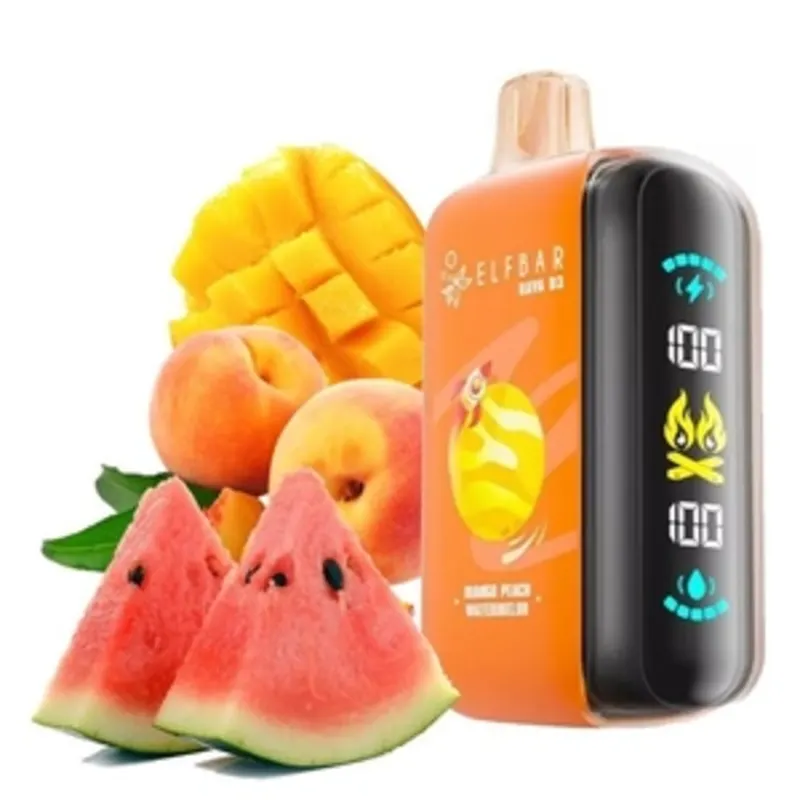 Mango Peach Watermelon - Elf Bar Raya D3 25000 Puffs
