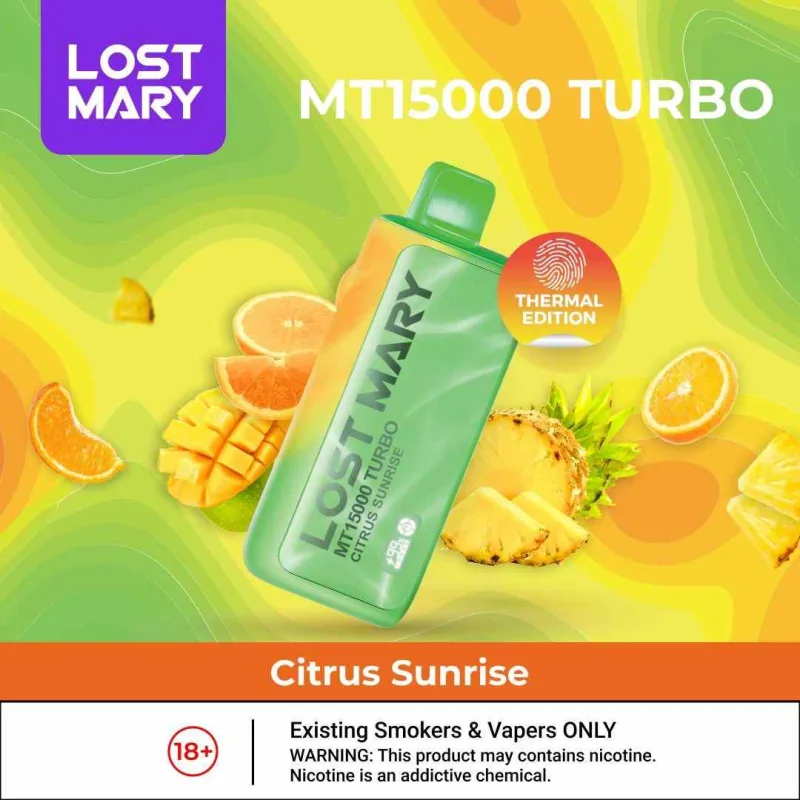 Citrus Sunrise - Lost Mary MT 15000 Puffs
