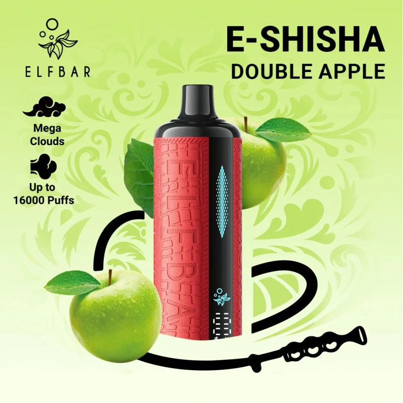 Double Apple - Elf Bar E-Shisha 16000 Puffs