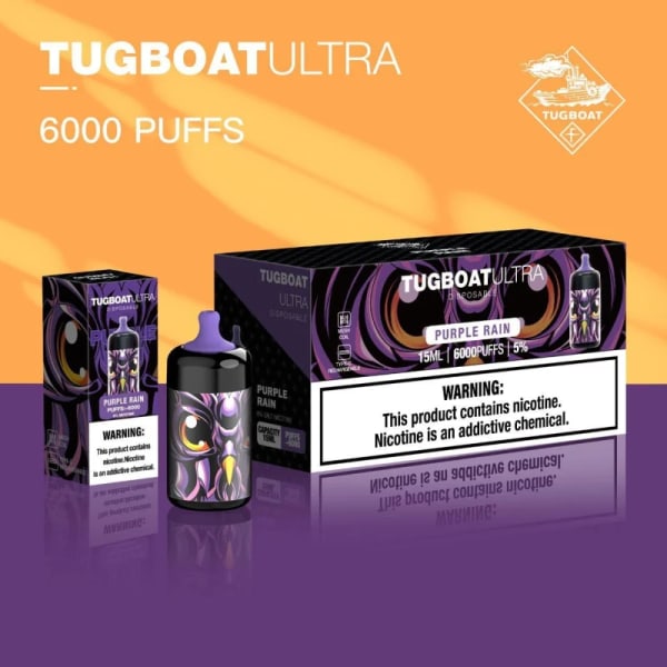 Tugboat Ultra 6000 puffs-Purple Rain