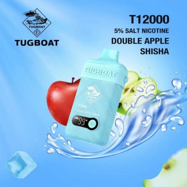 Double Apple Shisha-Tugboat T12000