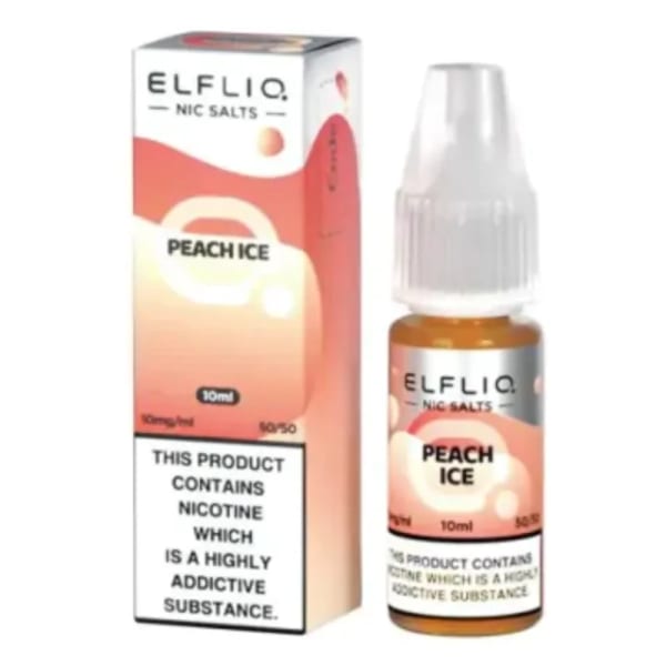 Peach Ice-Elfliq Nic Salt