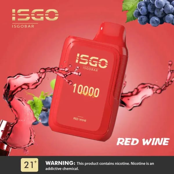 Red Wine-ISGO BAR 10000 Puffs