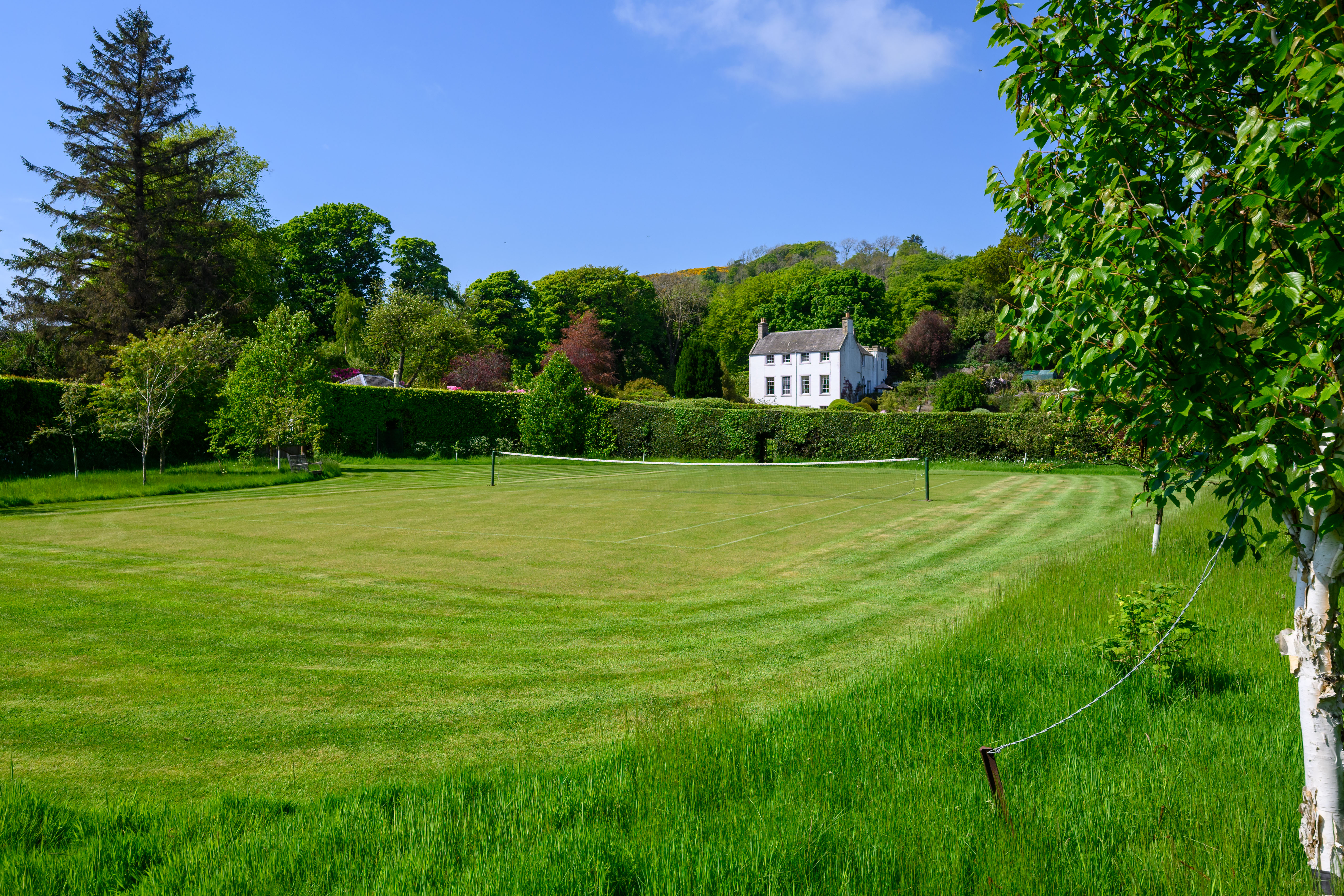 The House — tennis court