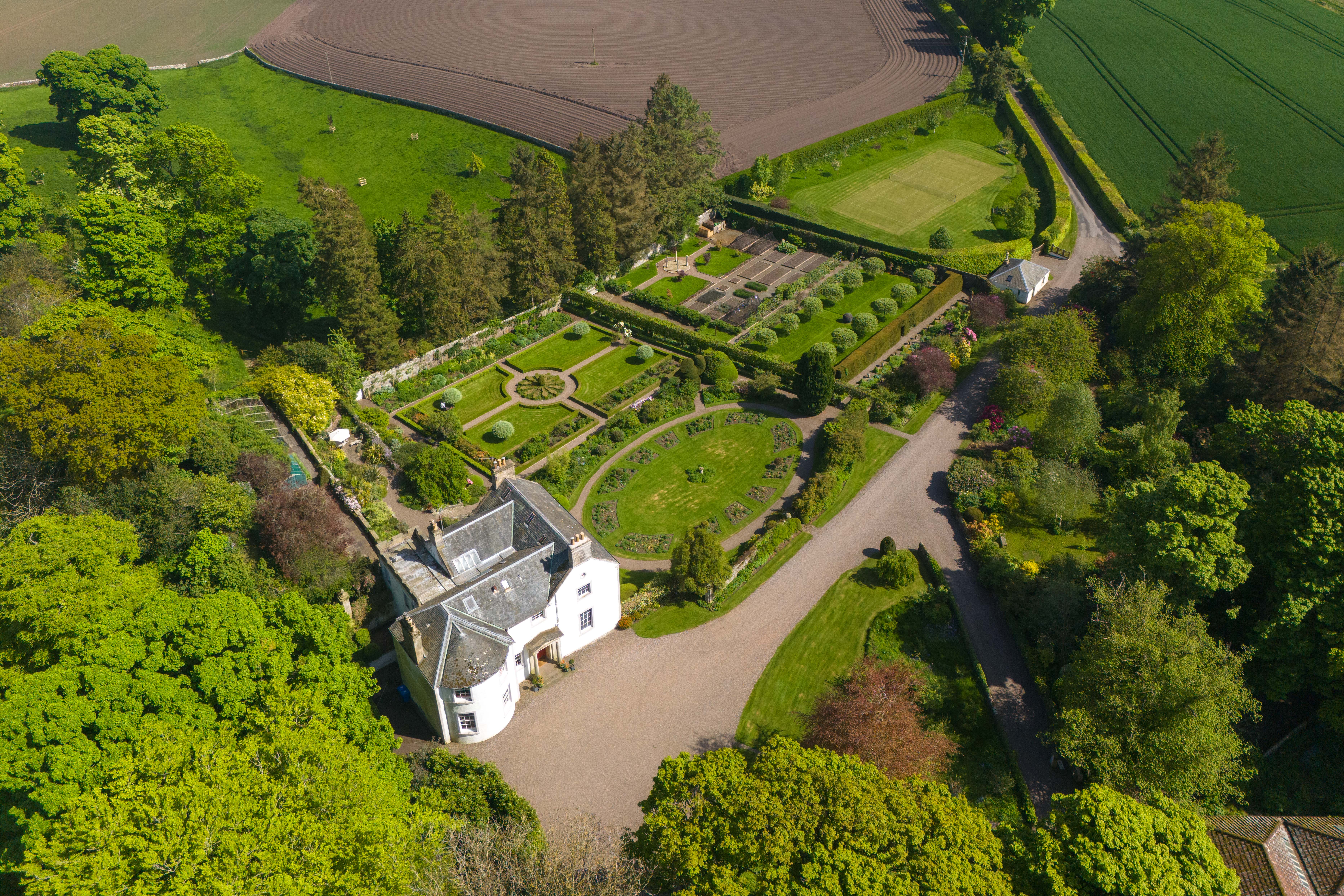 The House — side aerial