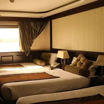 Triple room on Nile cruise boat